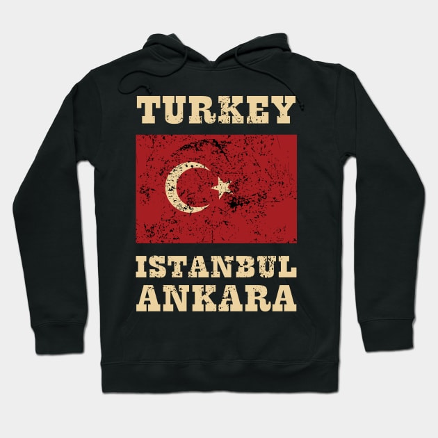 Flag of Turkey Hoodie by KewaleeTee